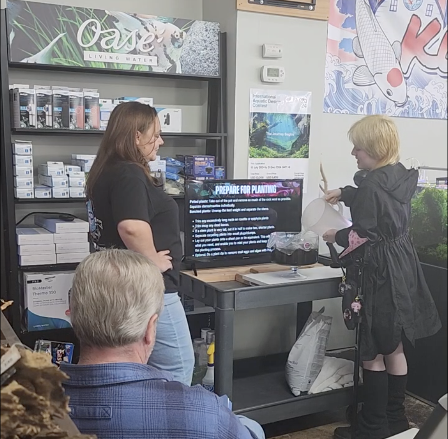 Aquascaping 101 is a hands-on workshop designed for beginners; no matter if you’re completely new to aquascaping or aquarium keeping in general. In just one hour, you’ll gain a comprehensive understanding of how to start and maintain a thriving planted aquarium. Aquascaping 101 is a hands-on workshop designed for beginners; no matter if you’re completely new to aquascaping or aquarium keeping in general. In just one hour, you’ll gain a comprehensive understanding of how to start and maintain a thriving planted aquarium.